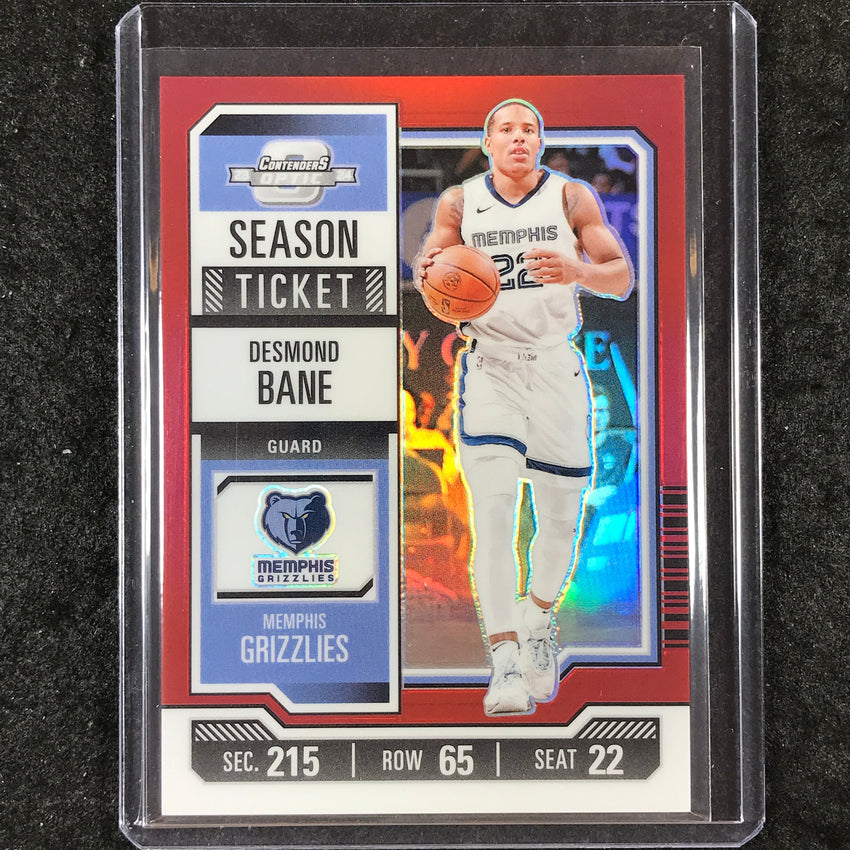 2023-24 Contenders Optic DESMOND BANE Season Ticket Red #93