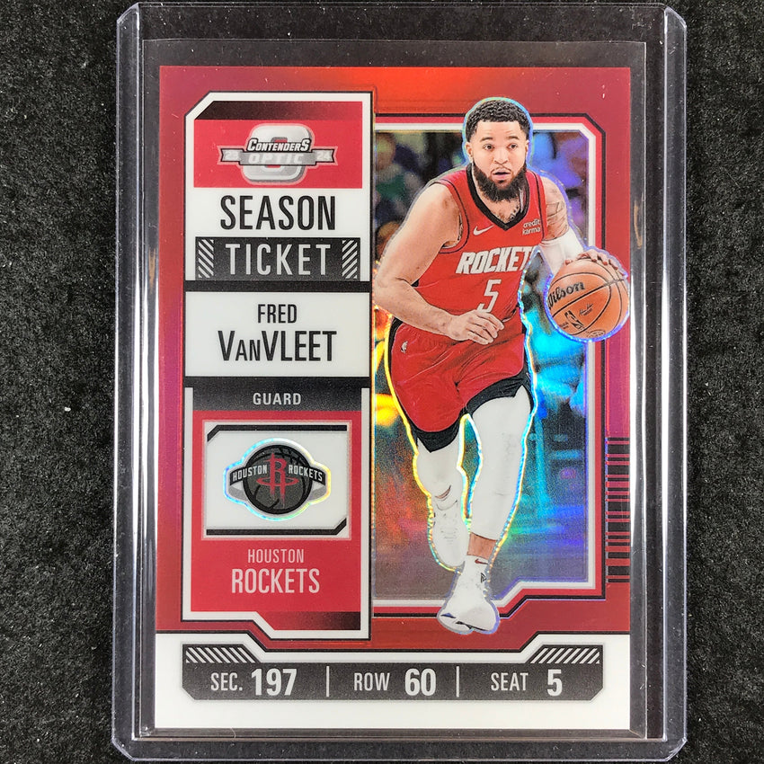 2023-24 Contenders Optic FRED VANVLEET Season Ticket Red #1