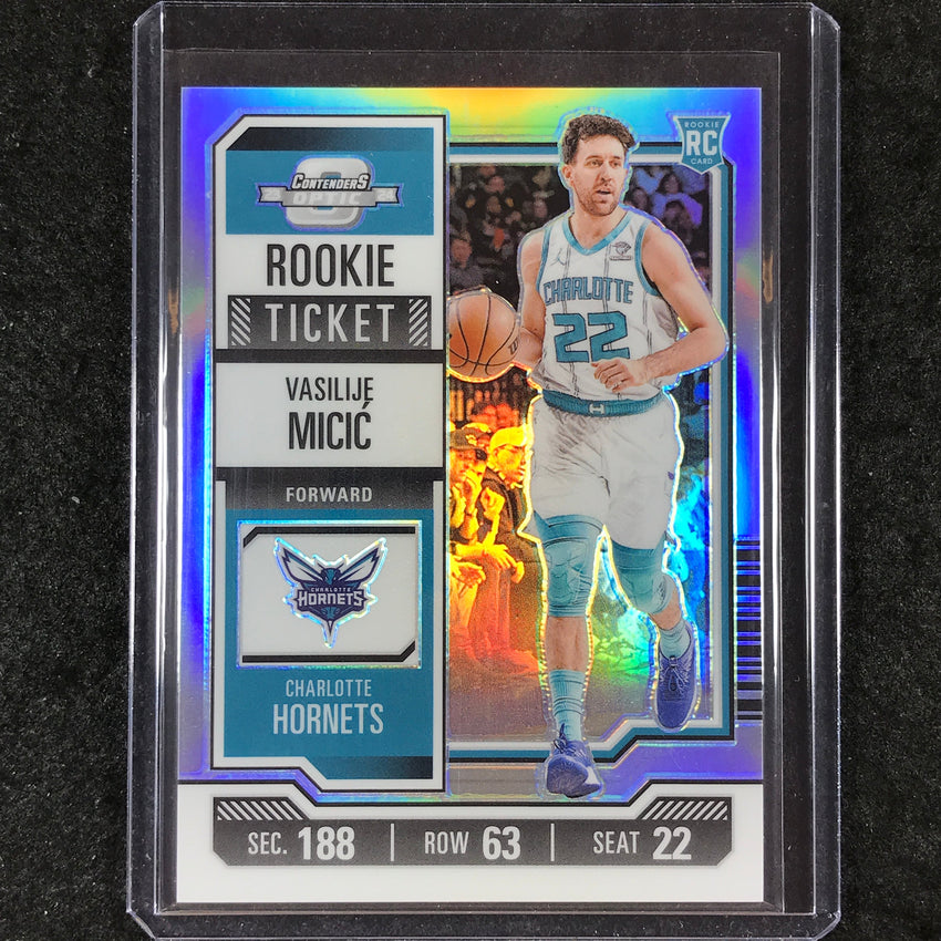 2023-24 Contenders Optic VASILIJE MICIC Rookie Ticket Silver #25