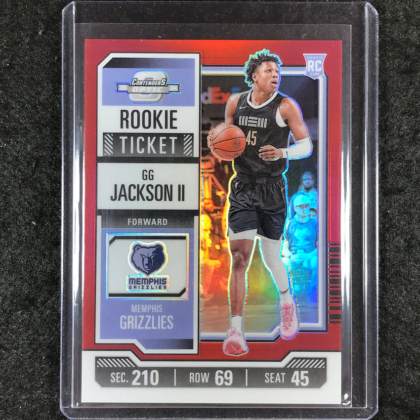 2023-24 Contenders Optic GG JACKSON II Rookie Ticket Red #6