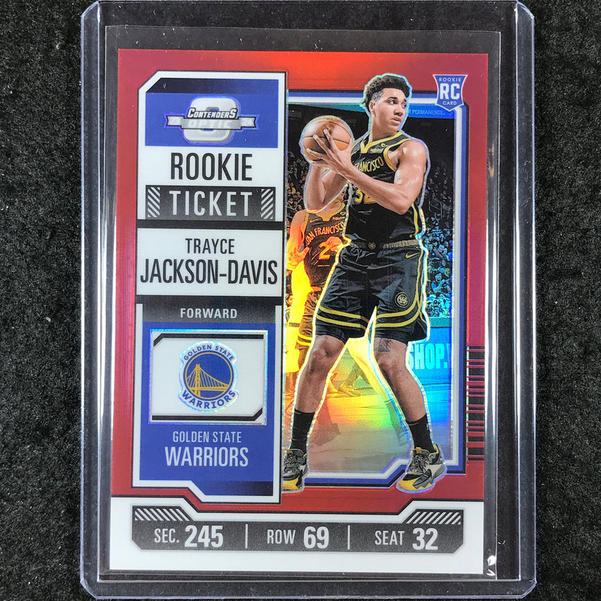 2023-24 Contenders Optic TRAYCE JACKSON-DAVIS Rookie Ticket Red #14
