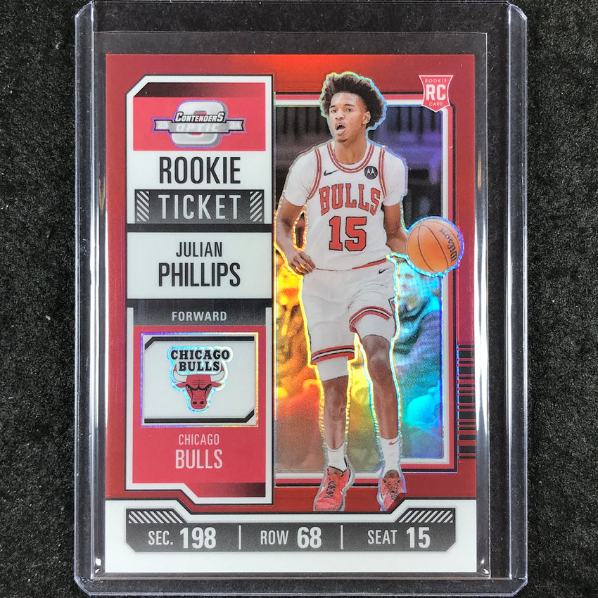 2023-24 Contenders Optic JULIAN PHILLIPS Rookie Ticket Red #16