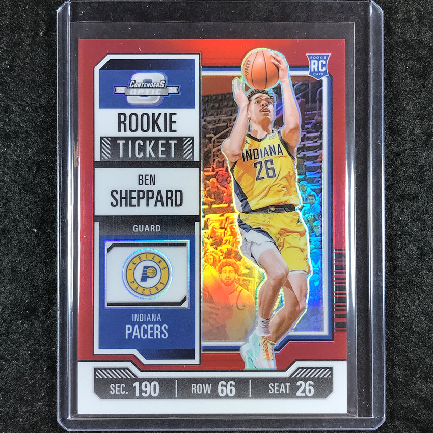 2023-24 Contenders Optic BEN SHEPPARD Rookie Ticket Red #23