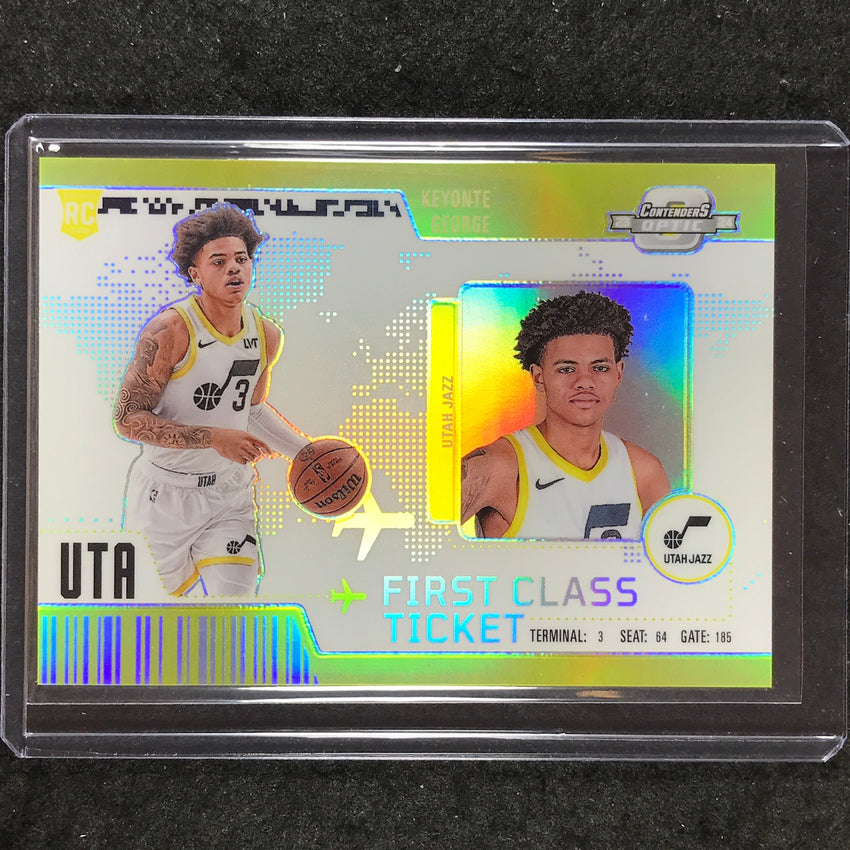2023-24 Contenders Optic KEYONTE GEORGE First Class Ticket Rookie Silver #6