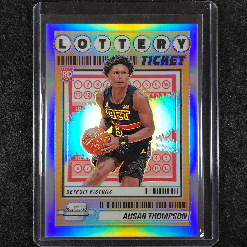 2023-24 Contenders Optic AUSAR THOMPSON Lottery Ticket Rookie Silver #4