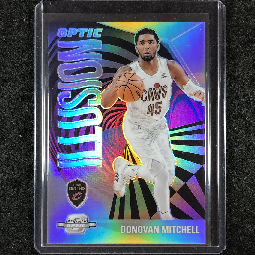 2023-24 Contenders Optic DONOVAN MITCHELL Optic Illusion Silver #4