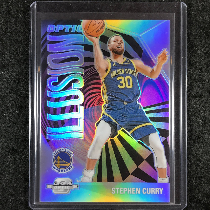 2023-24 Contenders Optic STEPHEN CURRY Optic Illusion Silver #11