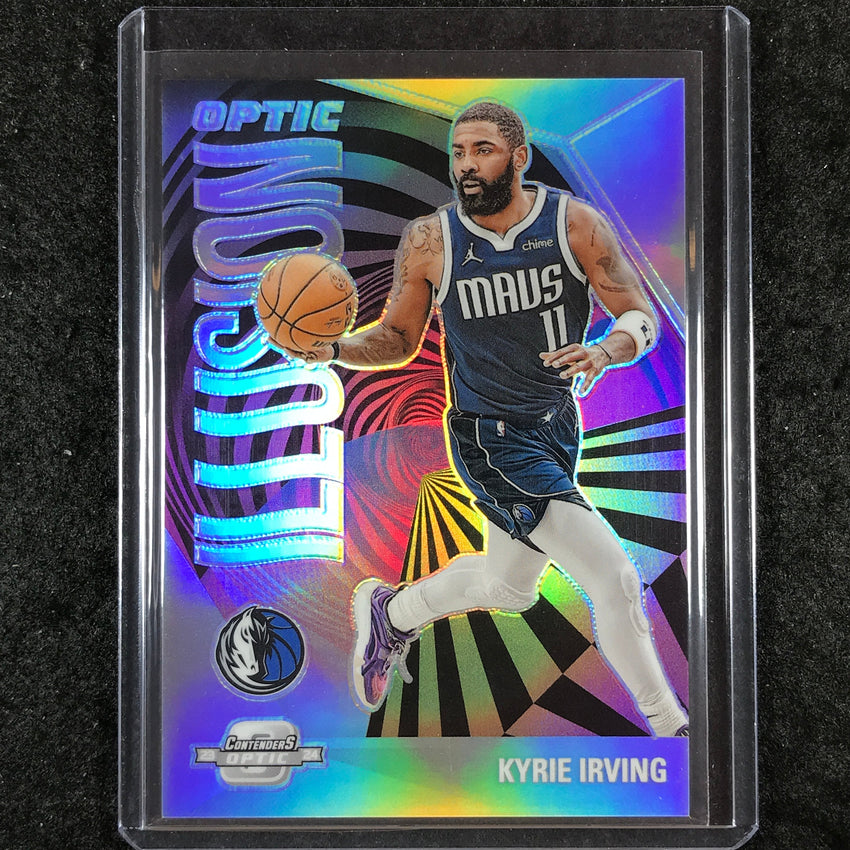 2023-24 Contenders Optic KYRIE IRVING Optic Illusion Silver #14