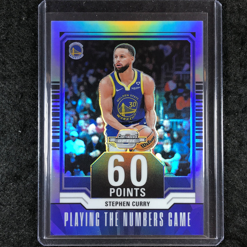 2023-24 Contenders Optic STEPHEN CURRY Playing The Numbers Game Silver #7