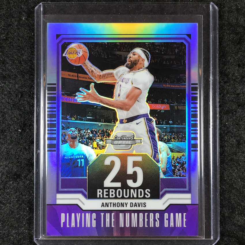 2023-24 Contenders Optic ANTHONY DAVIS Playing The Numbers Game Silver #18