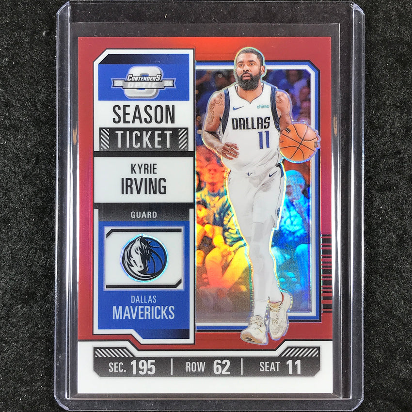 2023-24 Contenders Optic KYRIE IRVING Season Ticket Red #15