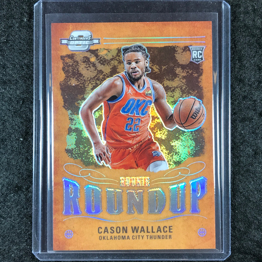 2023-24 Contenders Optic CASON WALLACE Rookie Roundup Silver #5