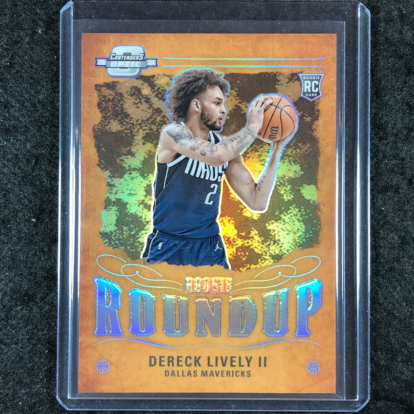 2023-24 Contenders Optic DERECK LIVELY II Rookie Roundup Silver #10