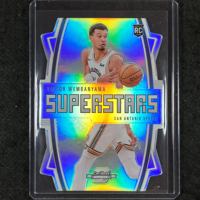 2023-24 Contenders Optic VICTOR WEMBANYAMA Superstars Rookie Die-Cut #3