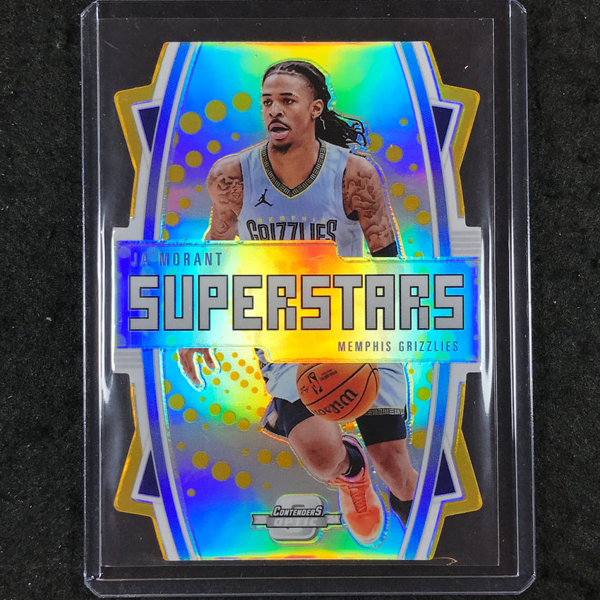 2023-24 Contenders Optic JA MORANT Superstars Die-Cut Gold 5/10