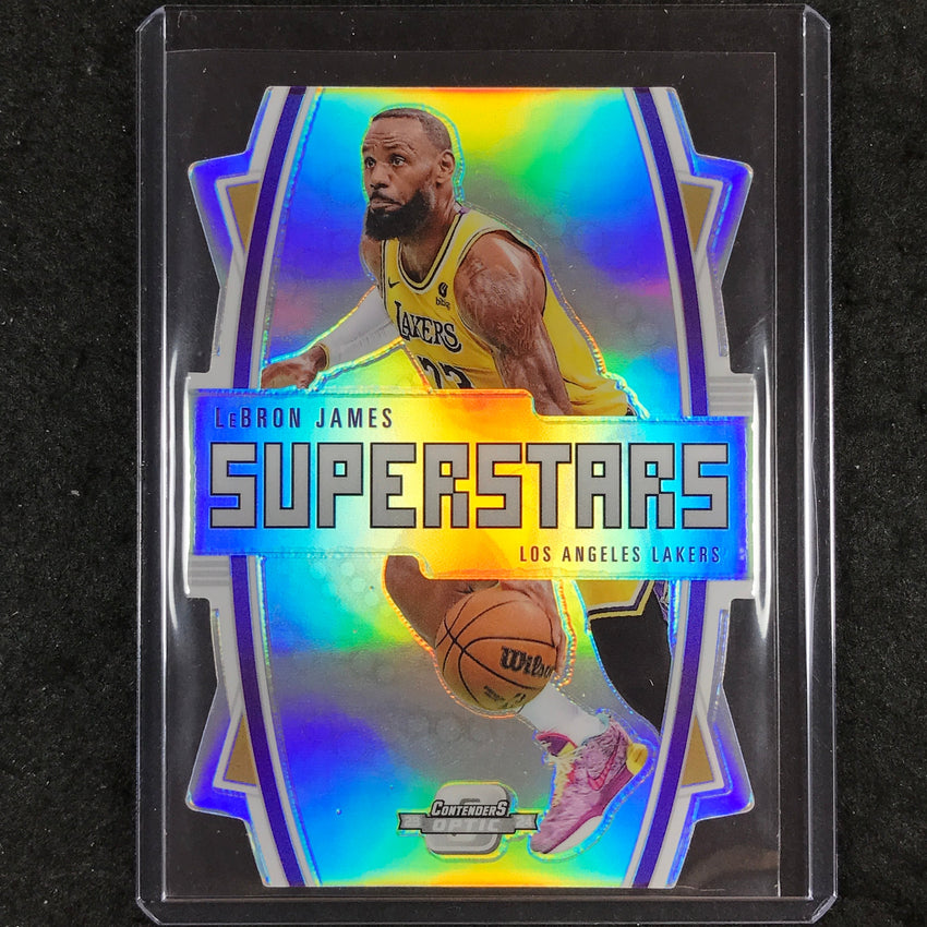 2023-24 Contenders Optic LEBRON JAMES Superstars Die-Cut #7