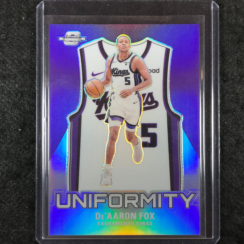 2023-24 Contenders Optic DE'AARON FOX Uniformity Silver #5