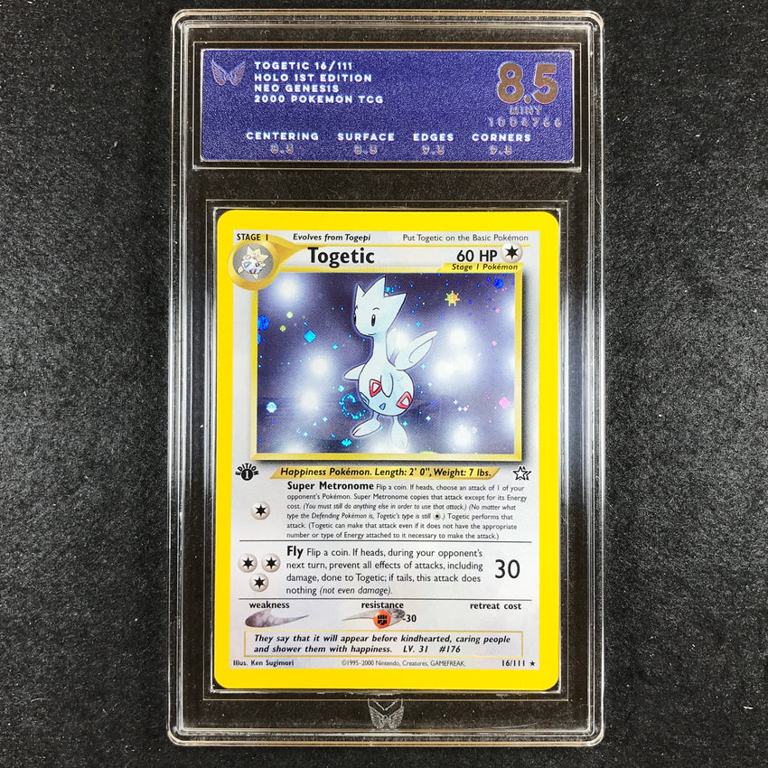 ARK Grading 8.5 Togetic - 16/111 - Holo Rare Neo Genesis 1st Edition 766