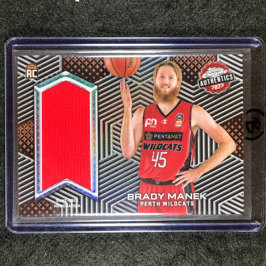 2022-23 Topps Chrome NBL BRADY MANEK Authentics Rookie Jersey Relic #BM (B)