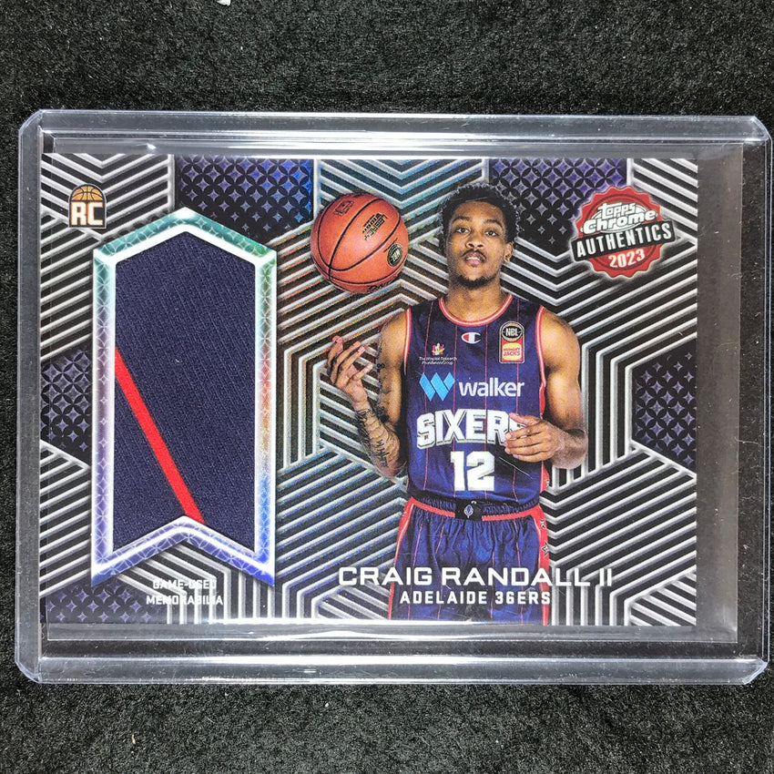 2022-23 Topps Chrome NBL CRAIG RANDALL II Authentics Rookie Jersey #CR (A)