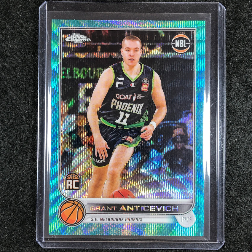 2022-23 Topps Chrome NBL GRANT ANTICEVICH Rookie Aqua Wave /199 #71