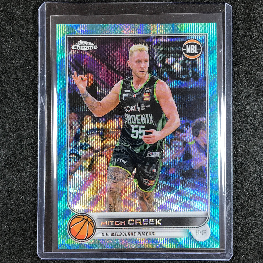 2022-23 Topps Chrome NBL MITCH CREEK Aqua Wave /199 No. 74