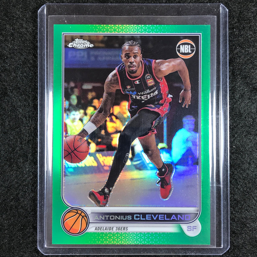 2022-23 Topps Chrome NBL ANTONIUS CLEVELAND Green /99 #1