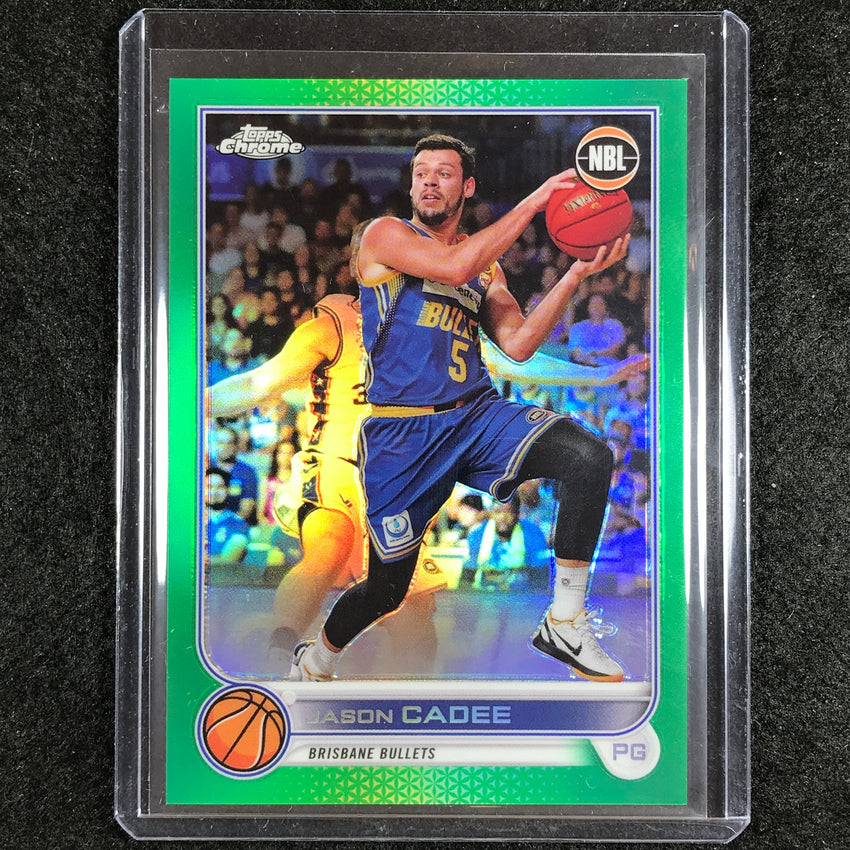 2022-23 Topps Chrome NBL JASON CADEE Green /99 No. 12