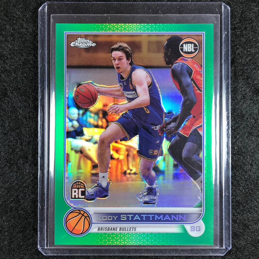 2022-23 Topps Chrome NBL KODY STATTMANN Rookie Green /99 No. 20