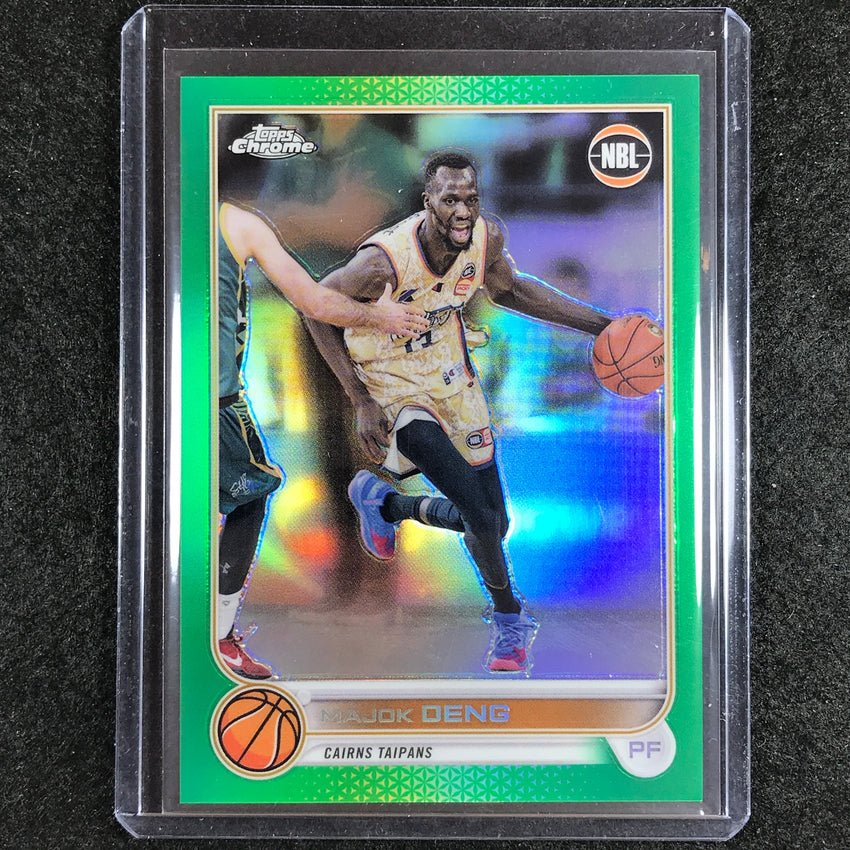 2022-23 Topps Chrome NBL MAJOK DENG Green /99 #23