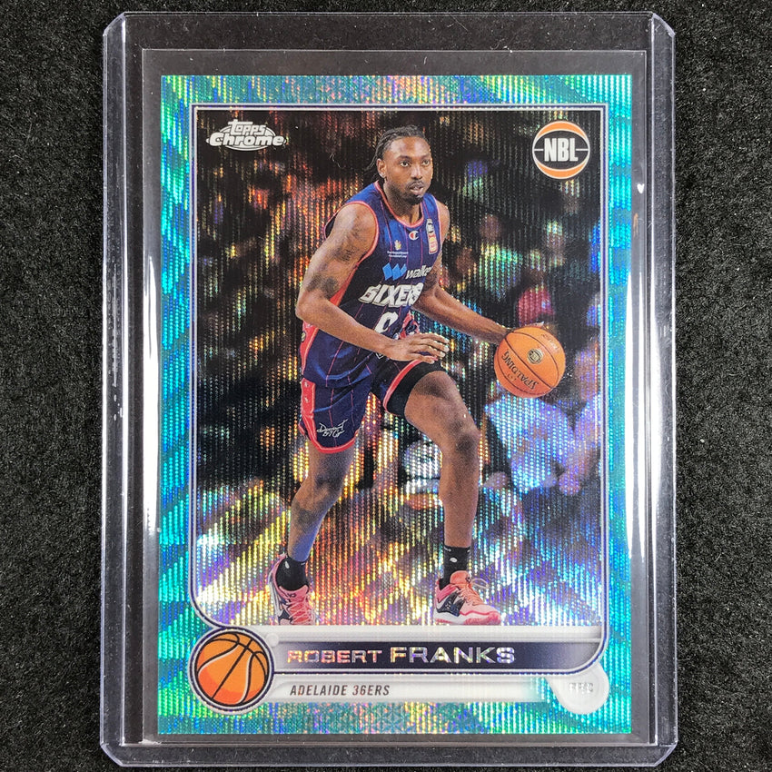 2022-23 Topps Chrome NBL ROBERT FRANKS Aqua Wave /199 #4