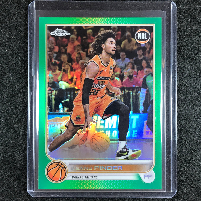 2022-23 Topps Chrome NBL KEANU PINDER Green /99 No. 29