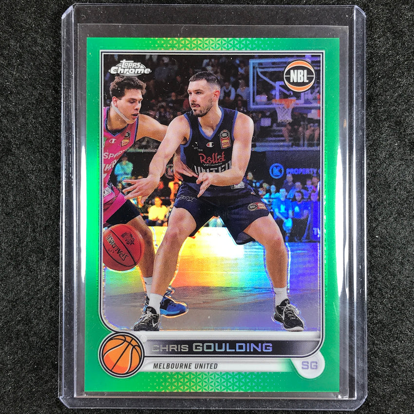 2022-23 Topps Chrome NBL CHRIS GOULDING Green /99 No. 43