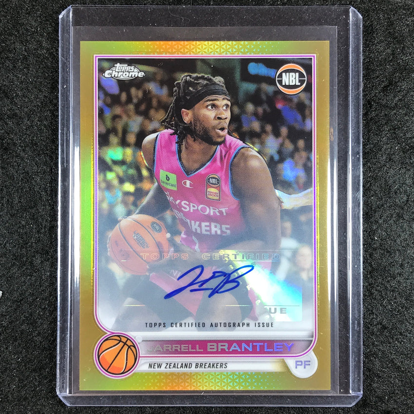 2022-23 Topps Chrome NBL JARRELL BRANTLEY Autographs Auto Gold 43/50