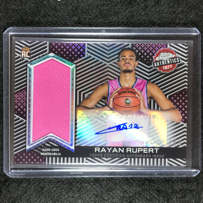 2022-23 Topps Chrome NBL RAYAN RUPERT Authentics Rookie Jersey Auto 17/99