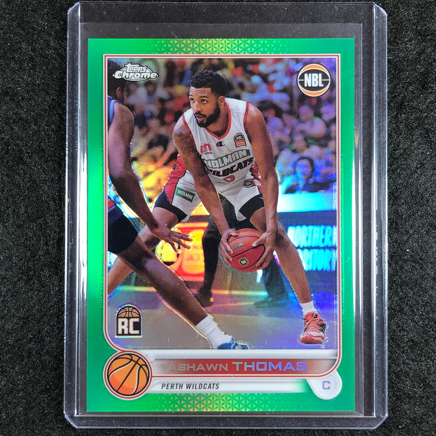2022-23 Topps Chrome NBL TASHAWN THOMAS Rookie Green /99 No. 66