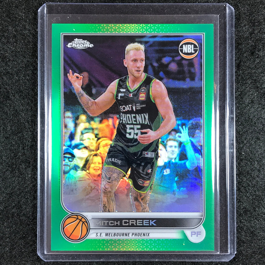 2022-23 Topps Chrome NBL MITCH CREEK Green /99 No. 74