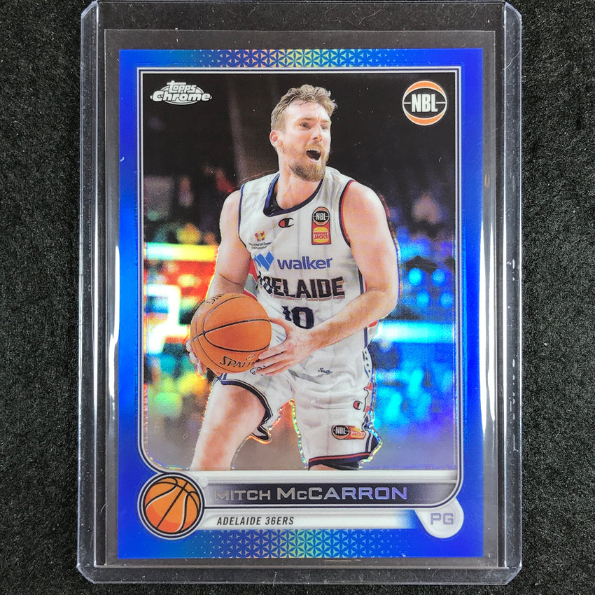 2022-23 Topps Chrome NBL MITCH MCCARRON Blue /75 #8