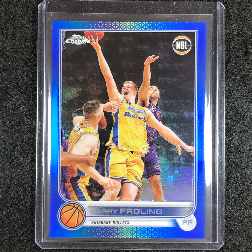 2022-23 Topps Chrome NBL HARRY FROLING Blue /75 No. 13