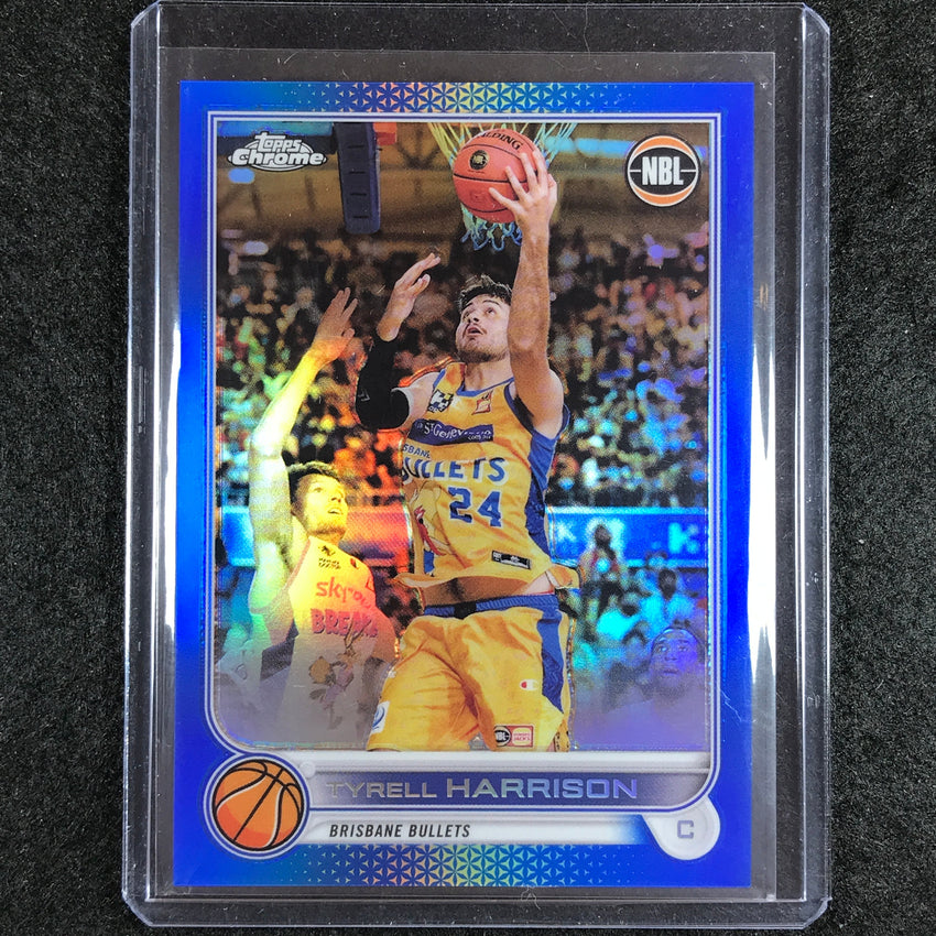 2022-23 Topps Chrome NBL TYRELL HARRISON Blue /75 No. 15