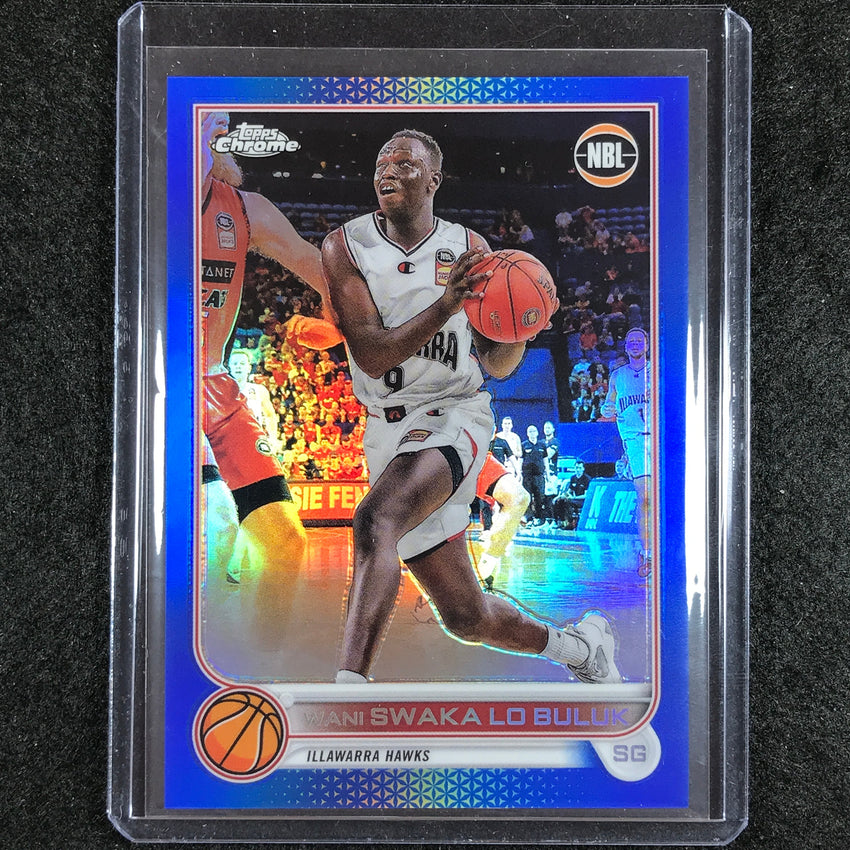 2022-23 Topps Chrome NBL WANI SWAKA LO BULUK Blue /75 #40