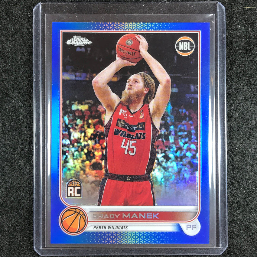 2022-23 Topps Chrome NBL BRADY MANEK Rookie Blue /75 No. 63