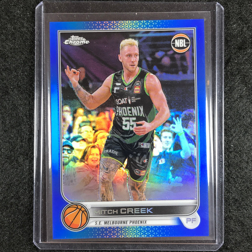 2022-23 Topps Chrome NBL MITCH CREEK Blue /75 No. 74