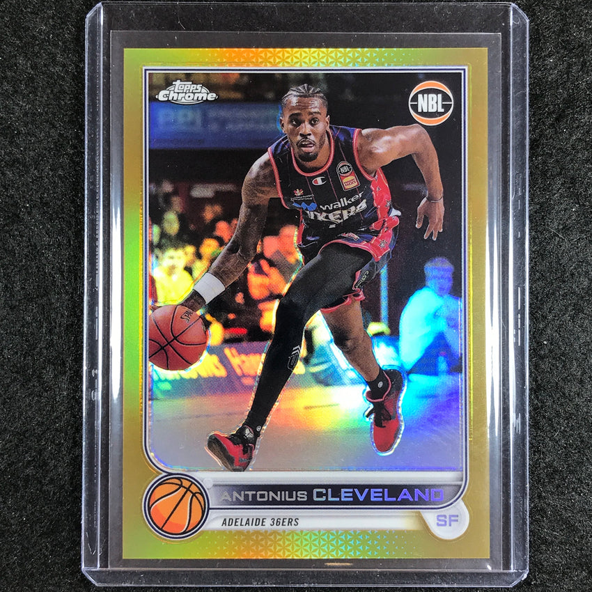 2022-23 Topps Chrome NBL ANTONIUS CLEVELAND Gold 4/50 #1