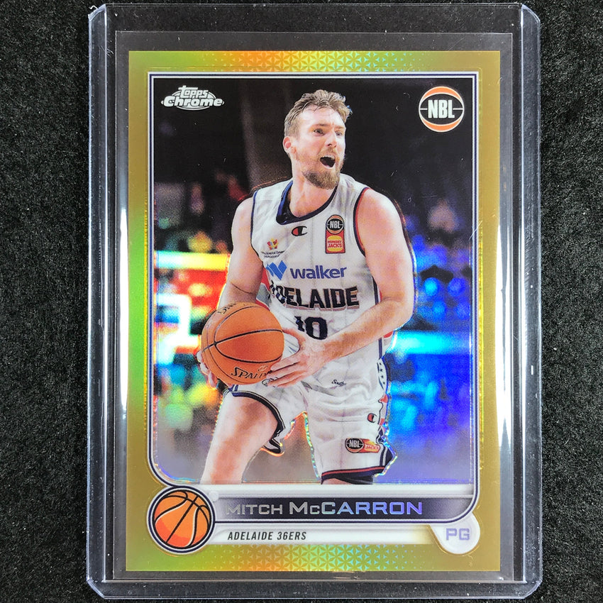 2022-23 Topps Chrome NBL MITCH MCCARRON Gold 23/50 #8