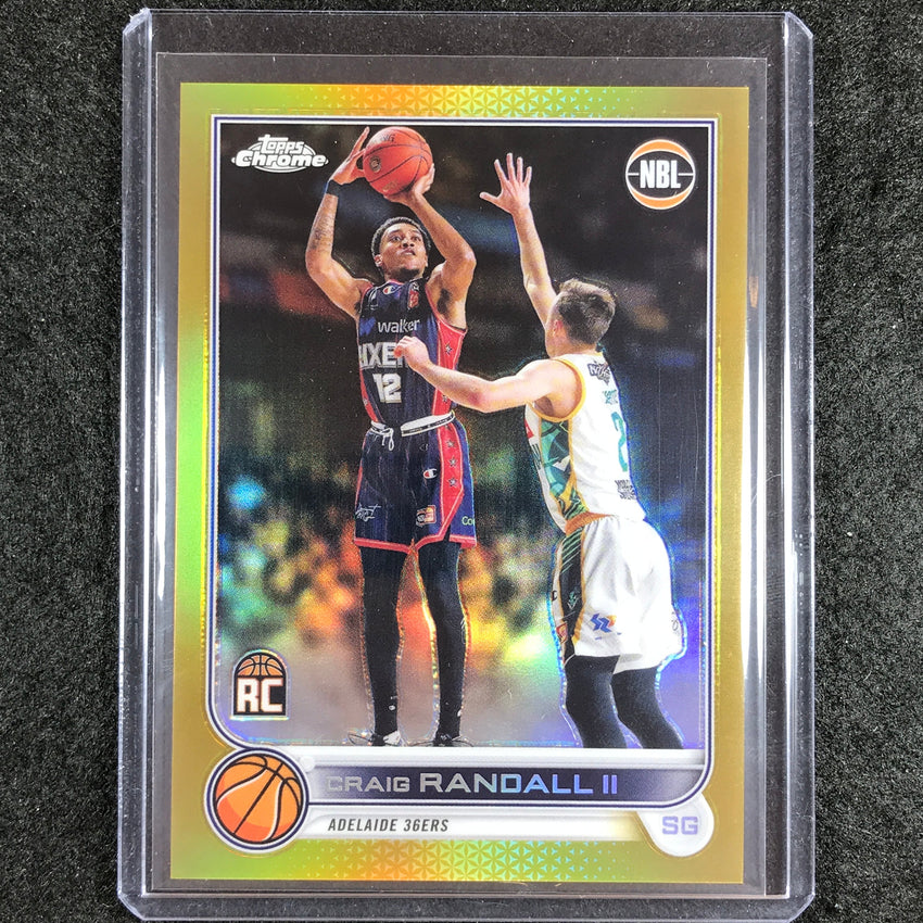 2022-23 Topps Chrome NBL GRAIG RANDALL II Rookie Gold 26/50 #9