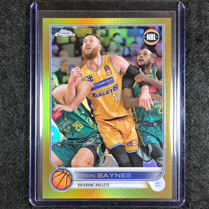 2022-23 Topps Chrome NBL ARON BAYNES Gold 41/50 No. 11