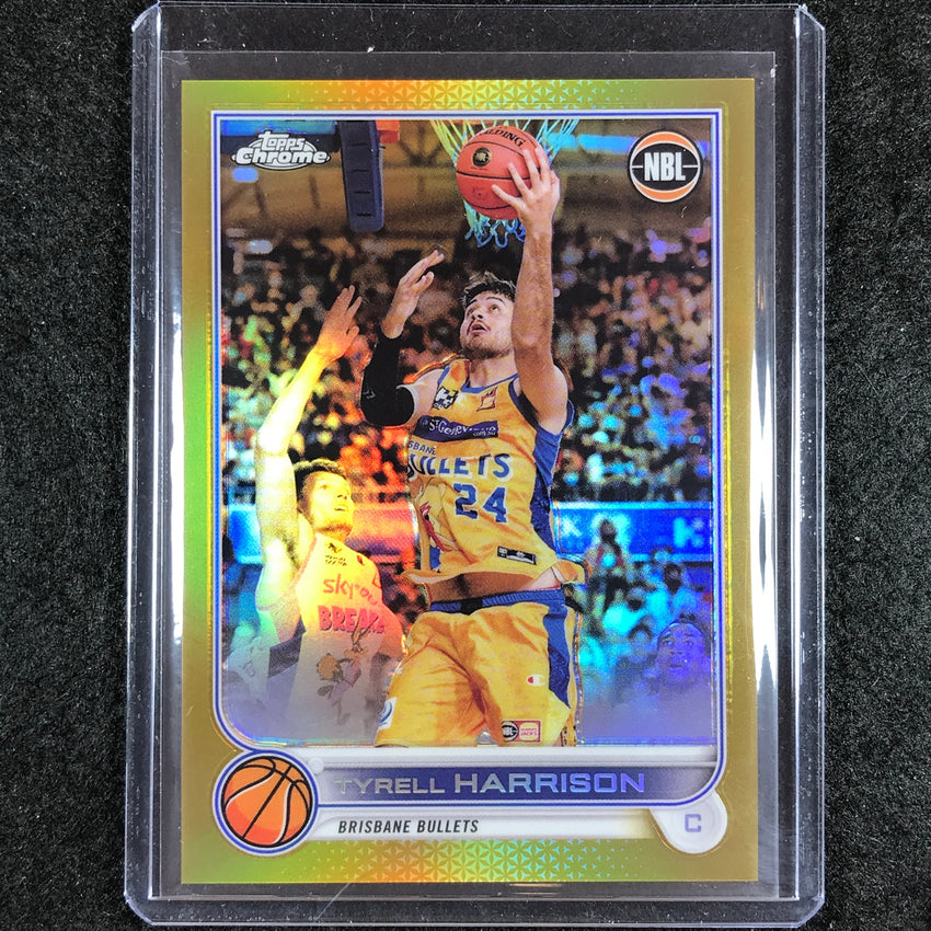 2022-23 Topps Chrome NBL TYRELL HARRISON Gold 4/50 No. 15