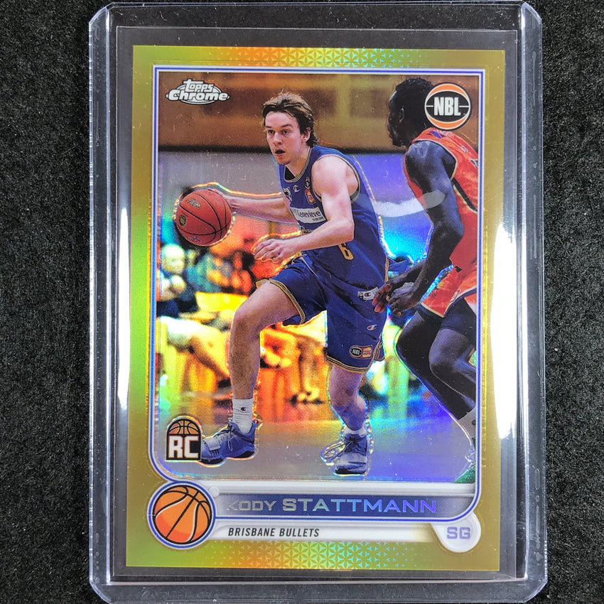 2022-23 Topps Chrome NBL KODY STATTMANN Rookie Gold 13/50 No. 20