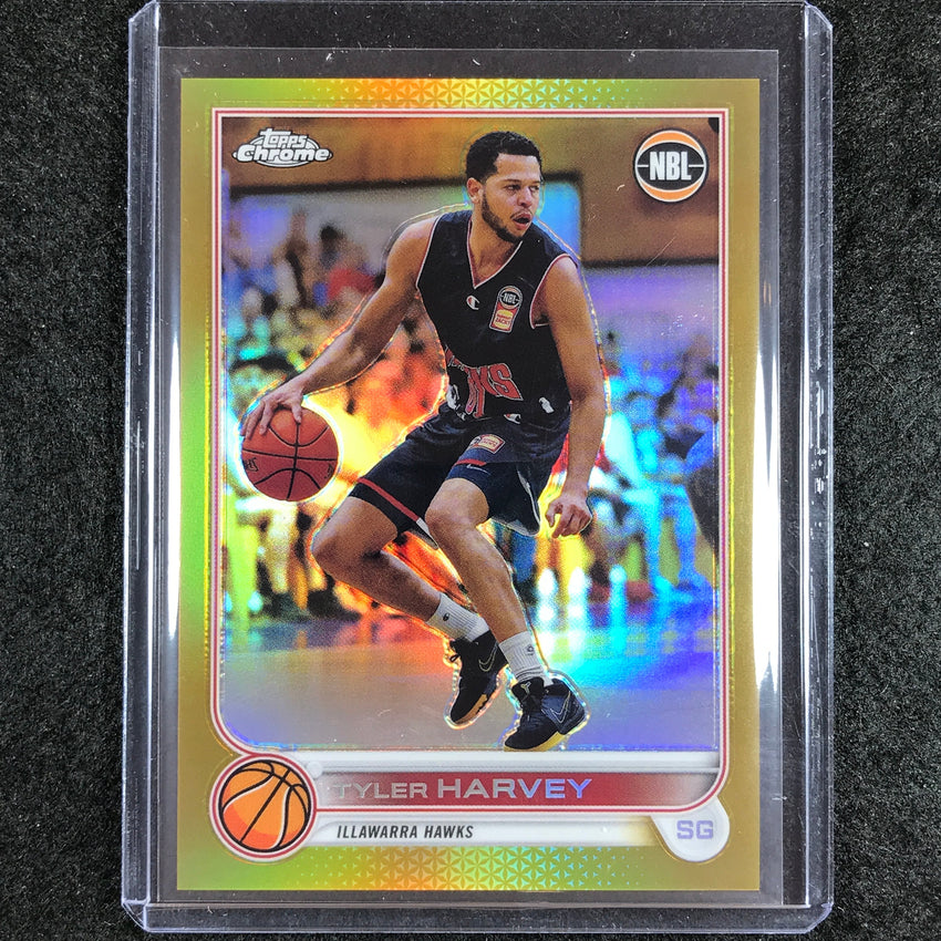 2022-23 Topps Chrome NBL TYLER HARVEY Gold 41/50 No. 35